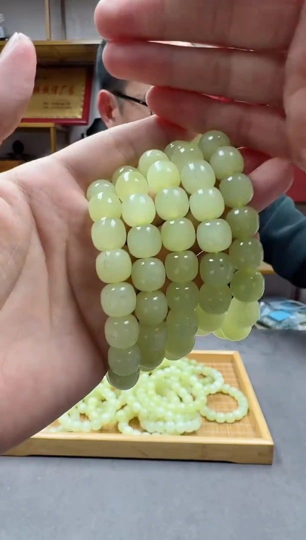 未镶嵌手链和田玉12点墨黄口多样性发货·拍一发一