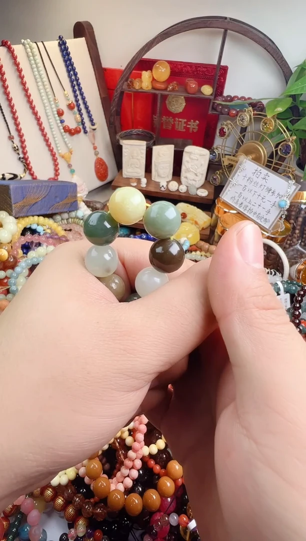 未镶嵌手链和田玉索*娅一物一件）001242