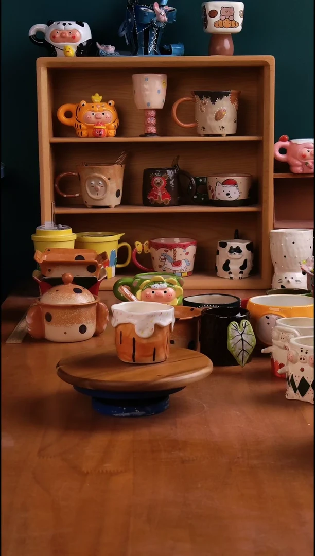 摆件陶景德镇原创手工陶瓷