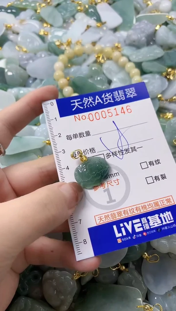 颈饰未镶嵌翡翠天然A货翡翠