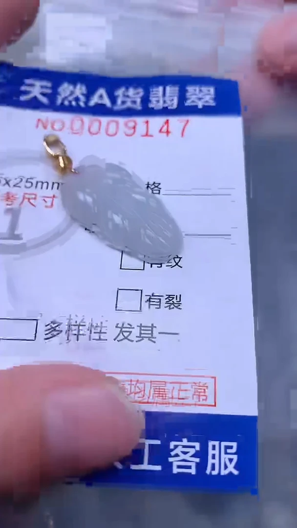 翡翠未镶嵌吊坠(不含链)1