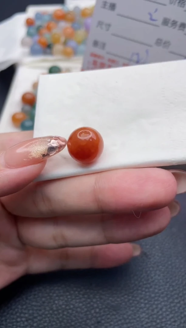未镶嵌定制翡翠特****部珠子