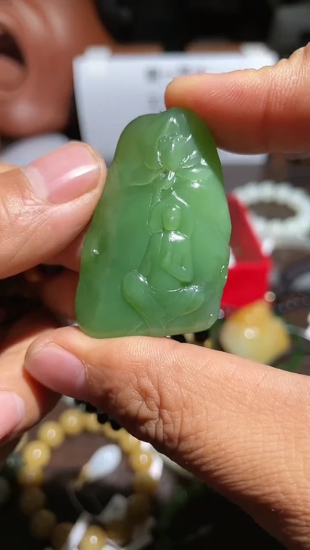 吊坠(不含链)未镶嵌和田玉天承壹玉精选和田玉