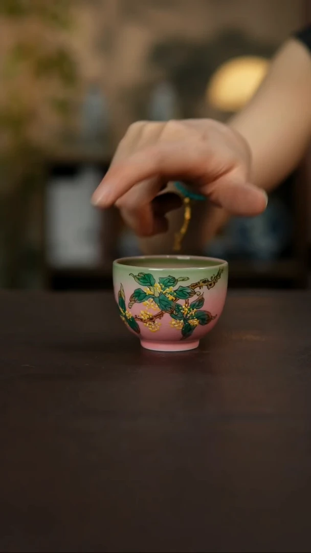 杯景德镇陶瓷杯碗柴烧多人
