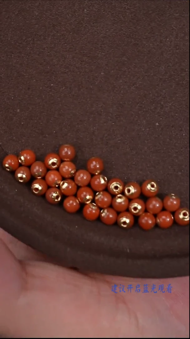 18K金镶嵌配饰南红玛瑙南红配饰（多样性发其一）