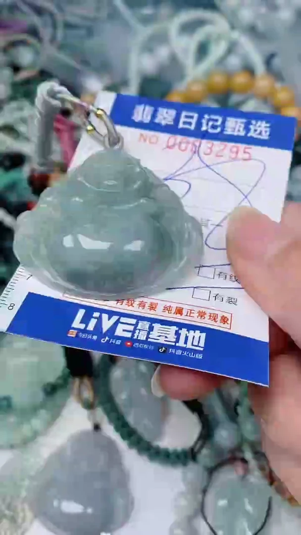 翡翠未镶嵌颈饰00003295