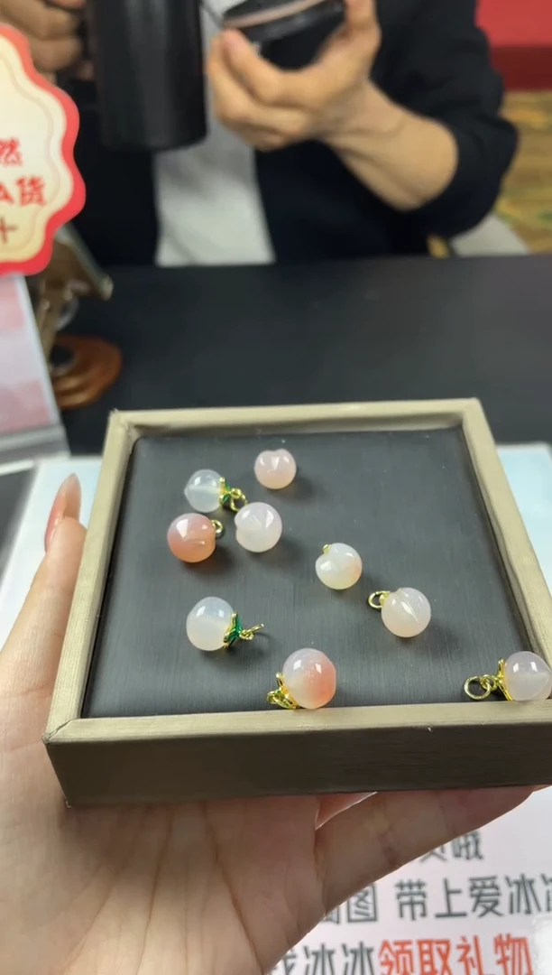 未镶嵌手串玛瑙/玉髓玛瑙桃子FL1/多样性发其一CP配绳