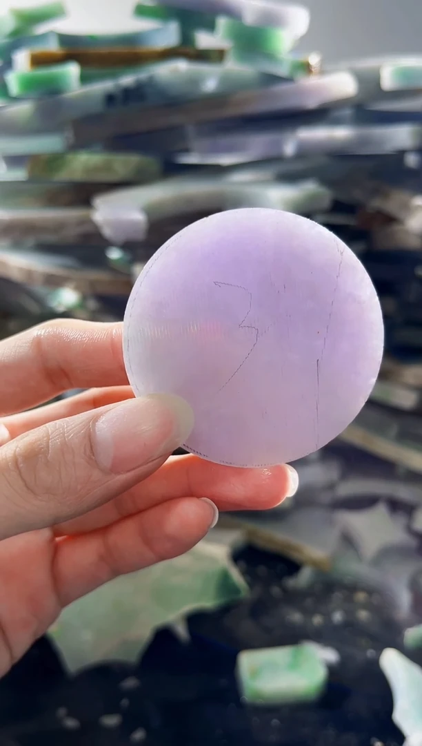 裸石翡翠缅甸翡翠A货陈3519