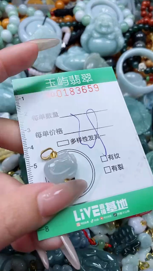 翡翠未镶嵌颈饰闪购0183659