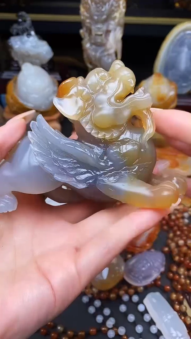 玛瑙/玉髓颈饰未镶嵌撇***生dd