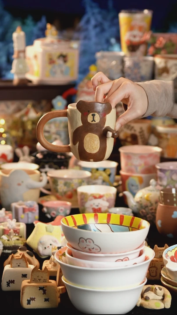 其他陶景德镇釉下彩手绘设计师款陶瓷