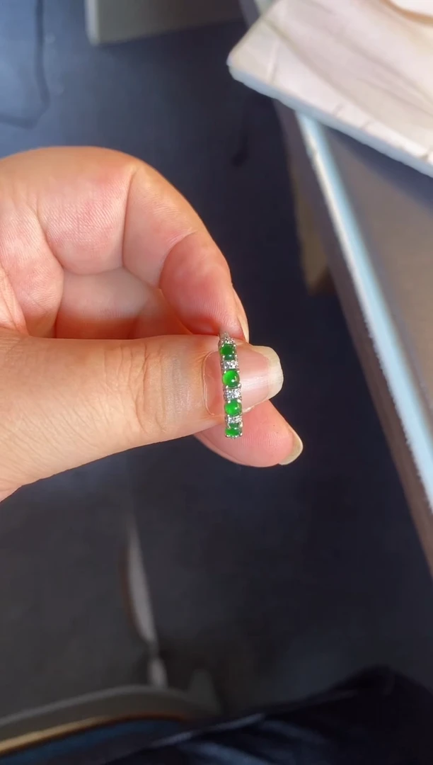 吊坠(不含链)银S925镶嵌翡翠1