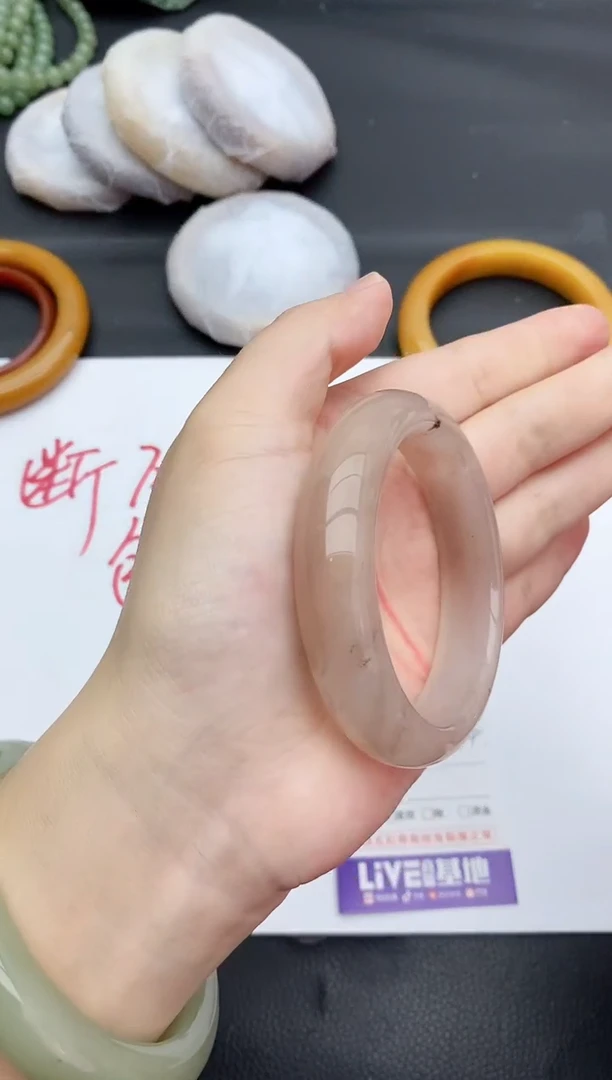 未镶嵌手镯石英质玉174+53/54