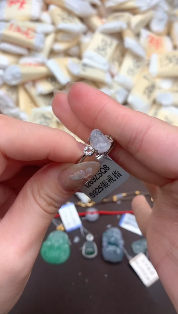 【闪购商品】翡翠挂件银S925镶嵌—