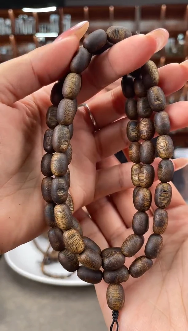 【闪购商品】沉香手串25号老料国香绿奇楠多样性发一条