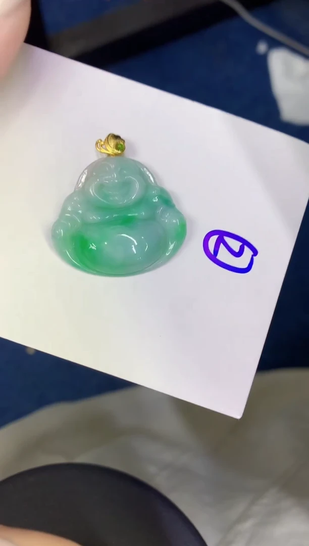 颈饰未镶嵌翡翠缅甸天然翡翠A货