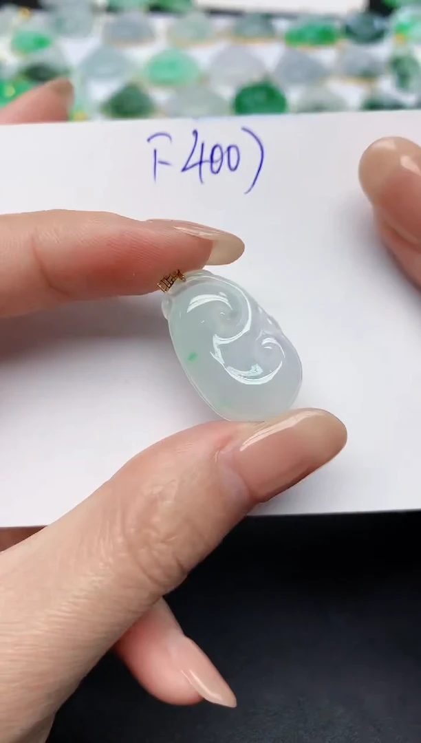 颈饰未镶嵌翡翠天然缅甸A货翡翠百元以上9元证书费自理