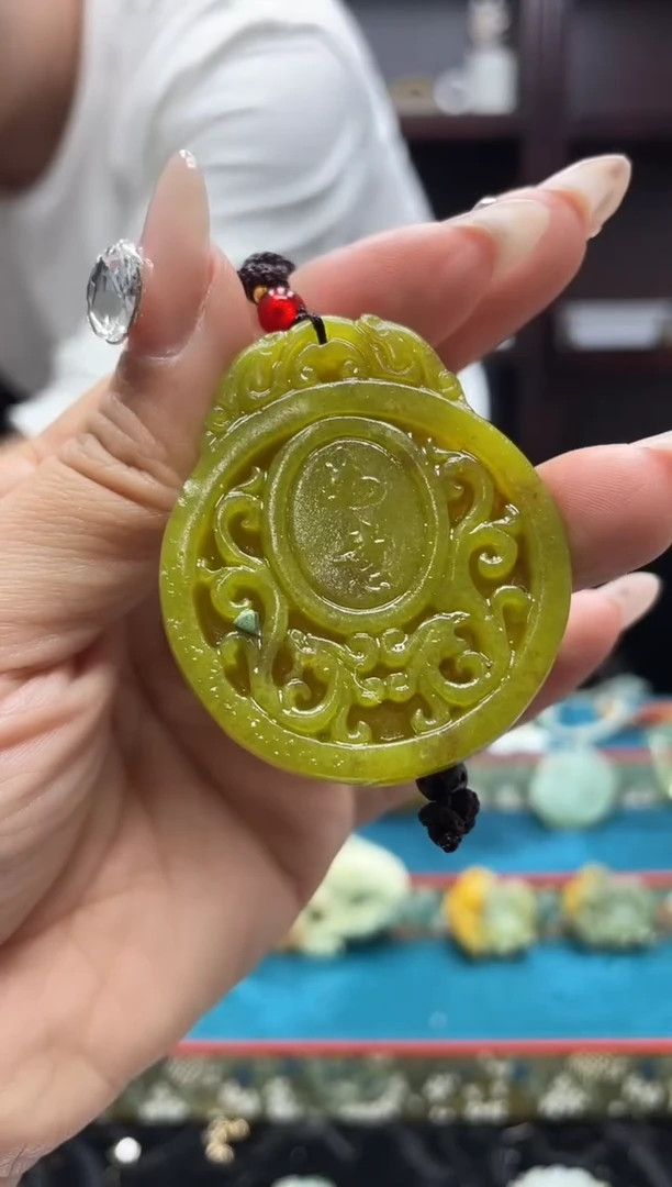 未镶嵌岫玉吊坠多样性发*货拍一发一