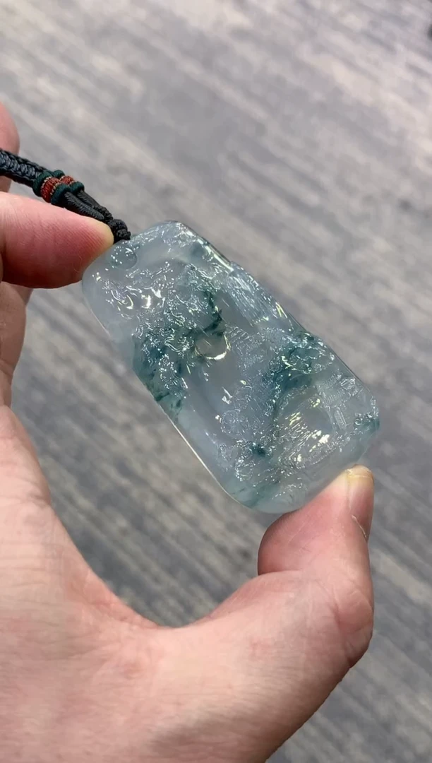 颈饰未镶嵌翡翠天然A货翡翠