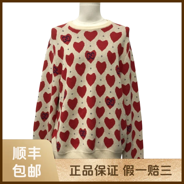 妃鱼/古驰/棉/毛衣/95新/s零九一五