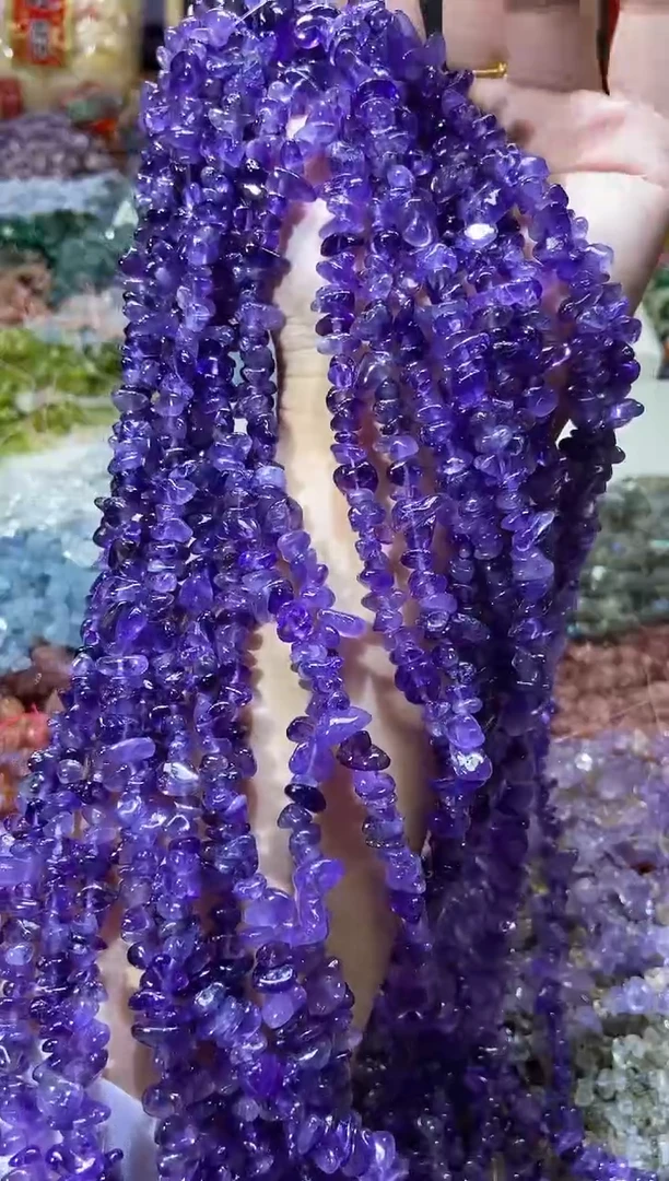 【闪购商品】水晶珠宝半成品未镶嵌紫水晶