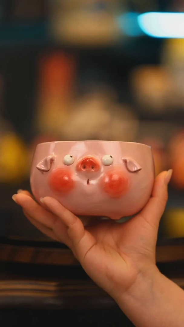 【闪购商品】摆件景德镇高温釉下彩绘设计师款