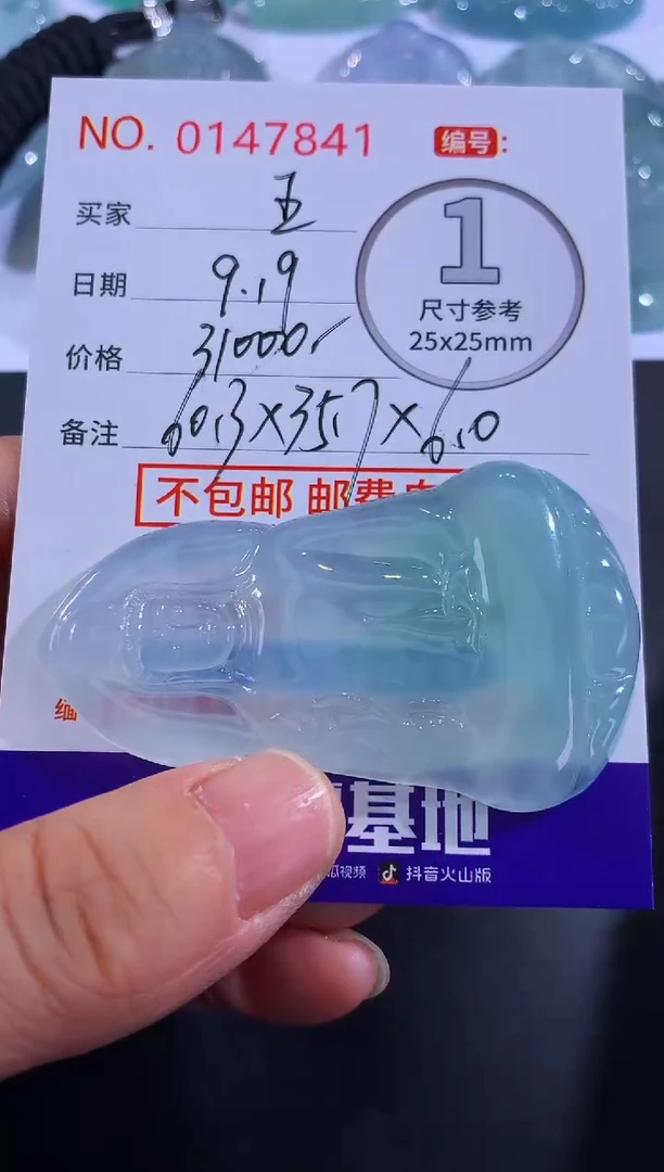 颈饰未镶嵌翡翠王*文！