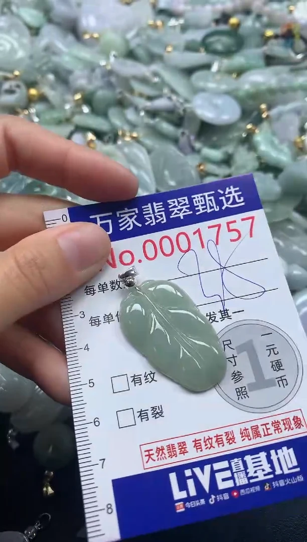 吊坠(不含链)未镶嵌翡翠1757