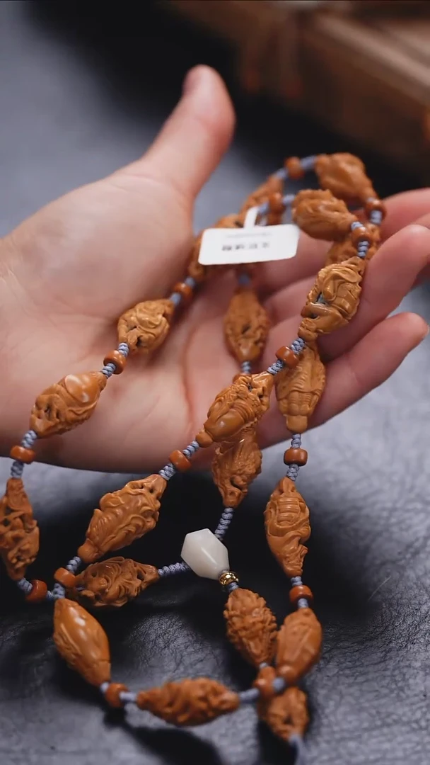 【闪购商品】橄榄核吊坠素核手串