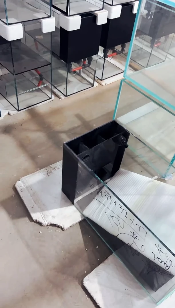 玻璃永*^瑕疵不包售后 侧滤70*32*37 裸缸 包邮