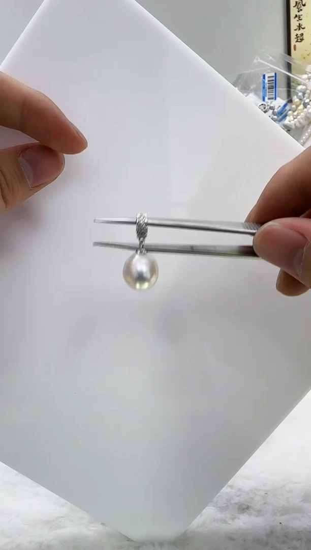 【闪购商品】淡水珍珠DA银S925镶嵌b671 吊坠