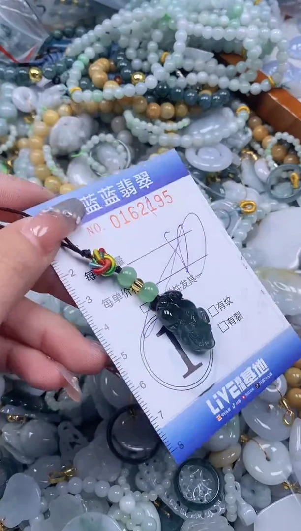 【闪购商品】翡翠颈饰未镶嵌闪购0162195多样性发其一