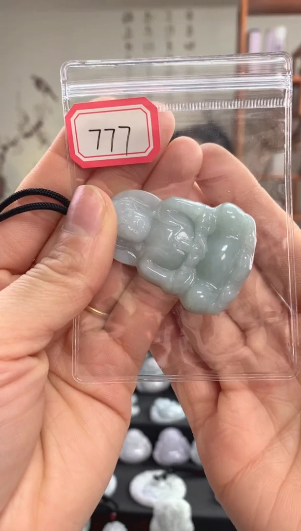 【闪购商品】翡翠颈饰未镶嵌观音777