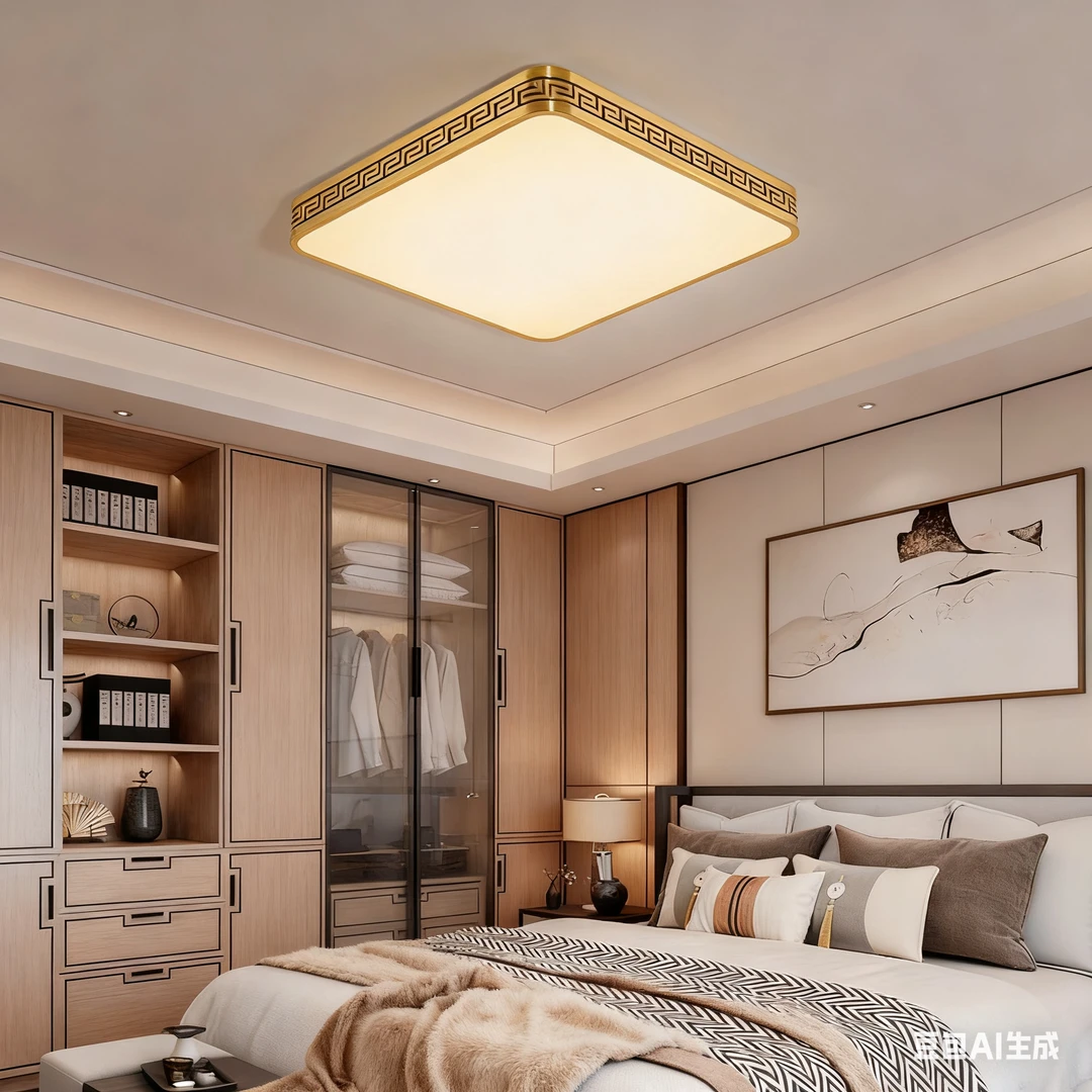 D8022/大方#50*50*5cm吸顶灯【不包安装】库存尾货（三楼）3304