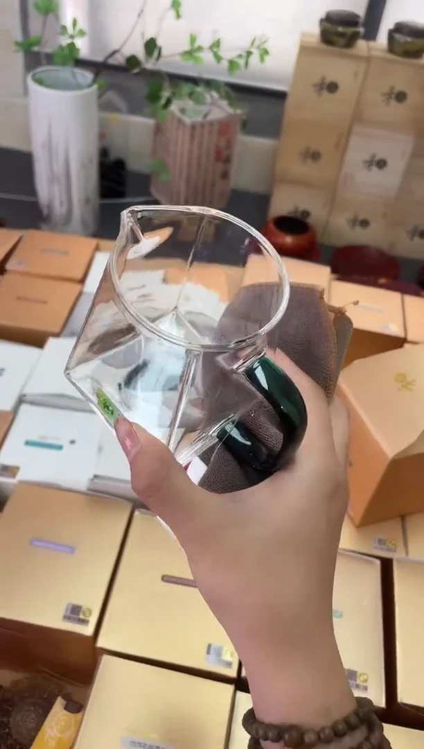 瀚然茶海/墨绿+茶巾