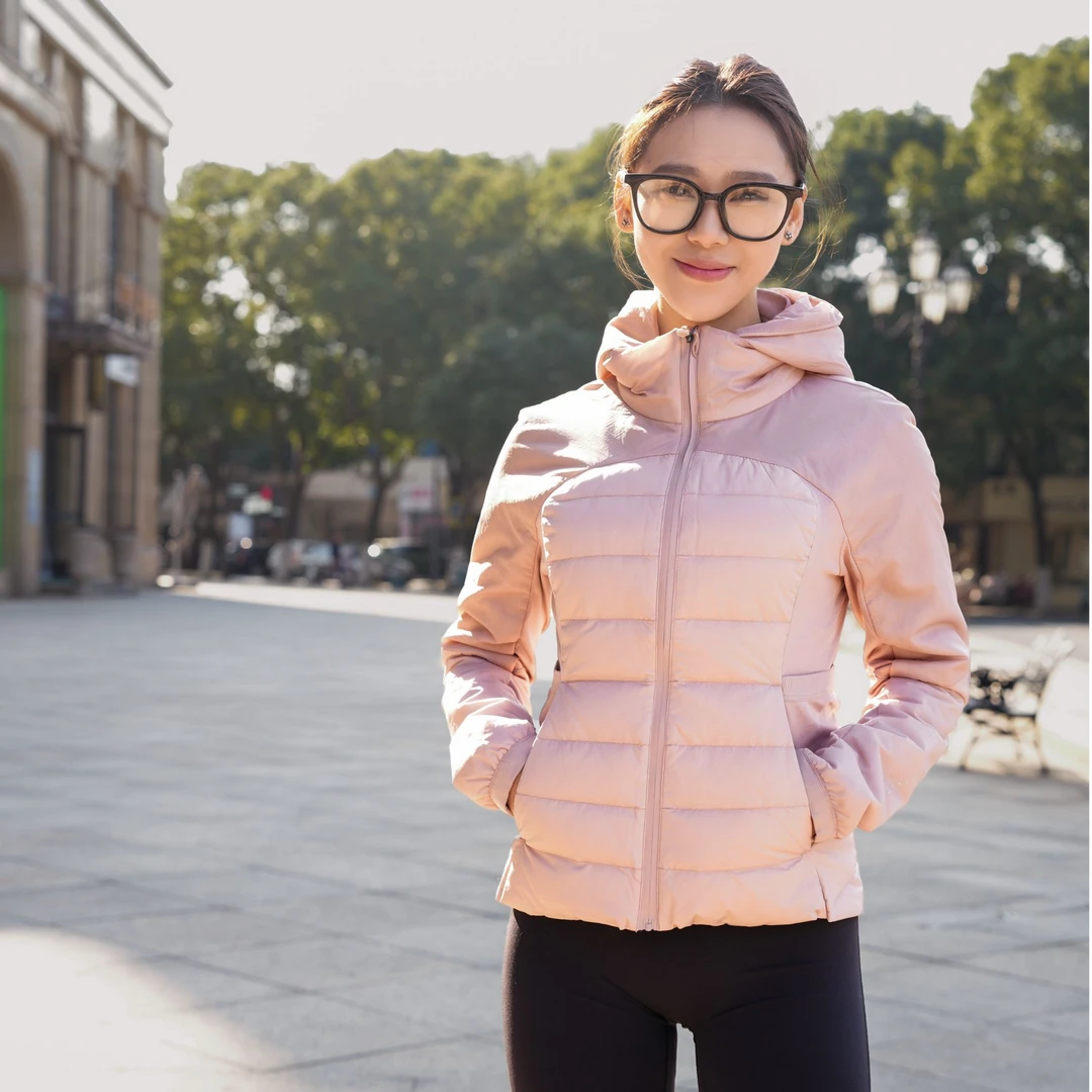 CHOFREE【羽绒版defin】女士连帽羽绒服DB5649