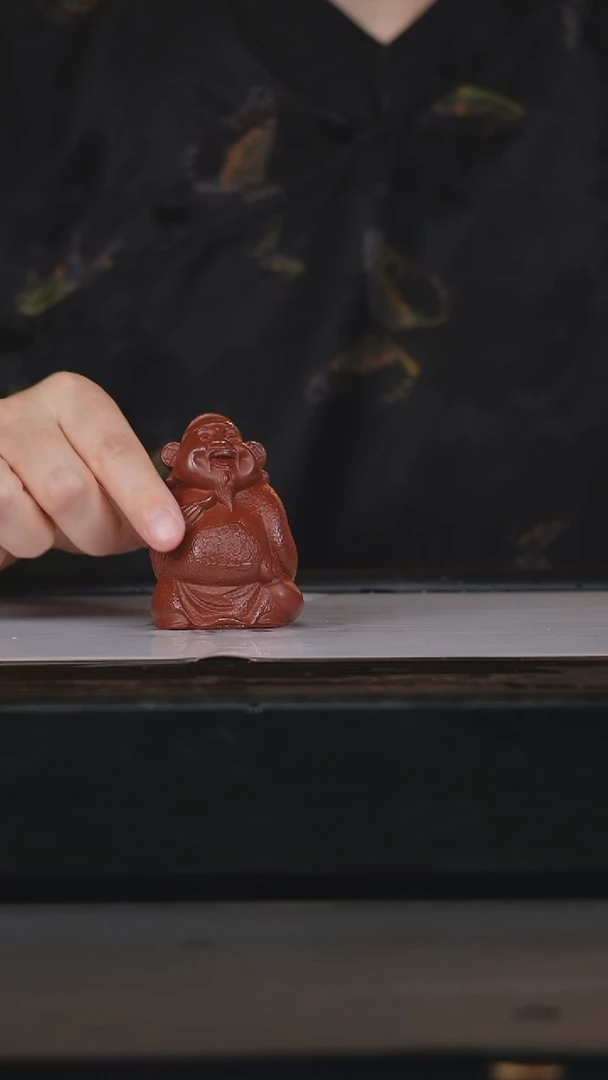 茶壶紫砂紫砂周边财神