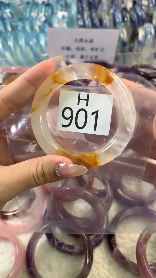 水晶手镯H未镶嵌水晶901-53