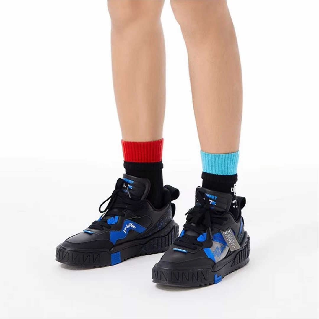 (直播）李宁LNG高端系列运动生活系列时尚百搭休闲男板鞋LGLS007