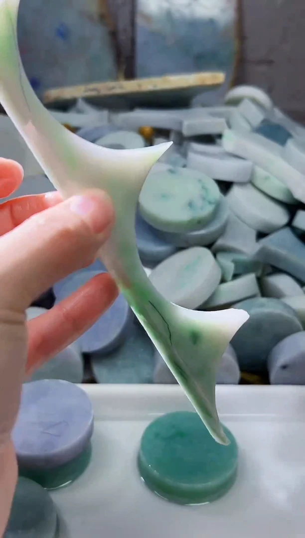 裸石翡翠天然翡翠A货余 南 797