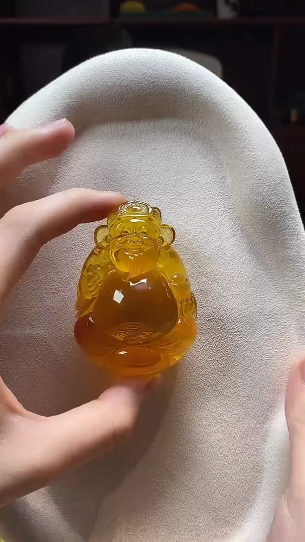 琥珀颈饰未镶嵌吊坠