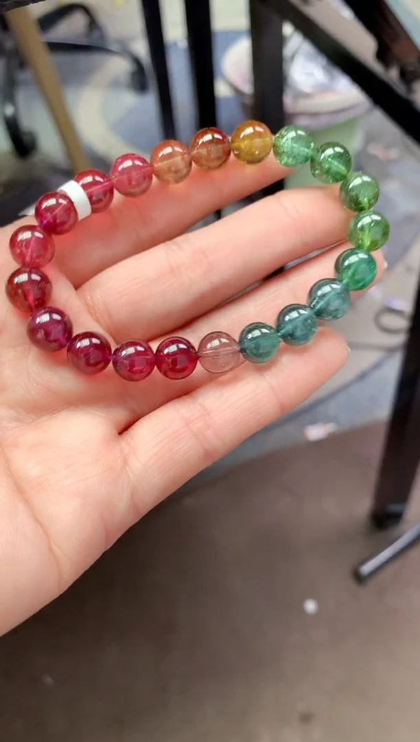 未镶嵌手串碧玺多样性发一条