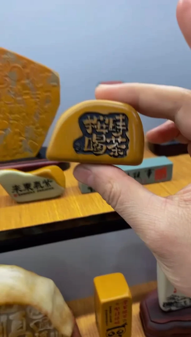 【闪购商品】茶宠石头刻字3333333上333