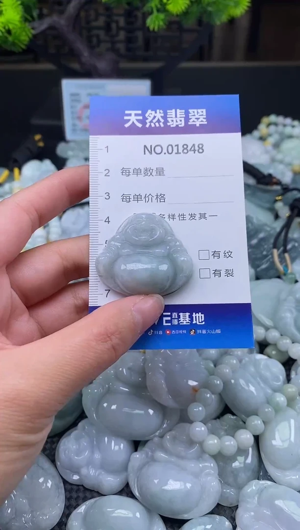 颈饰未镶嵌翡翠天然缅甸翡翠1848