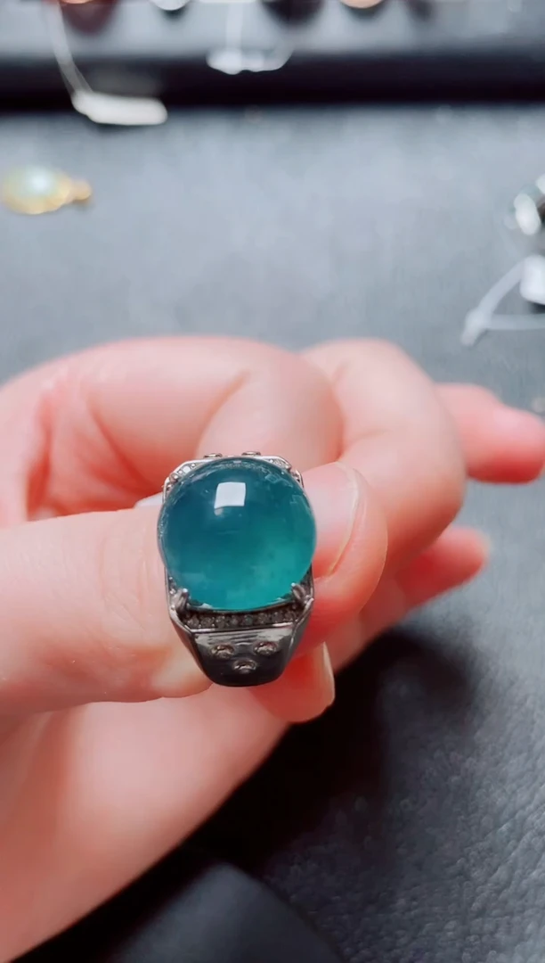 银S925镶嵌戒指翡翠1111