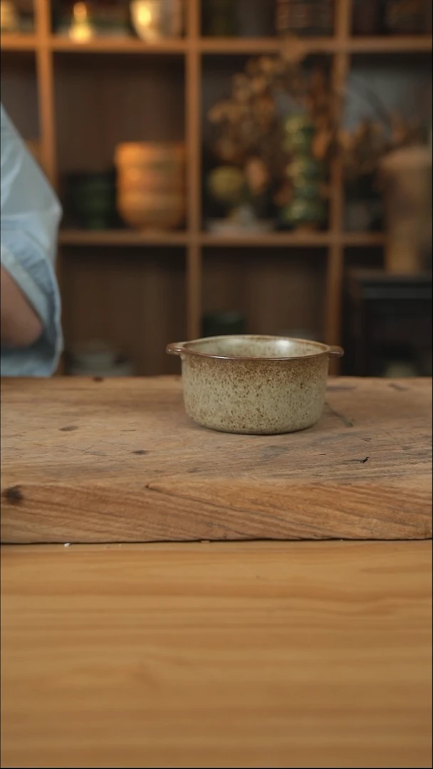 奶奶系列的双耳早餐碗