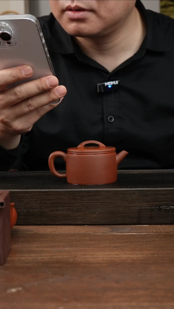 茶杯紫砂红清水汉瓦    直身桶150CC