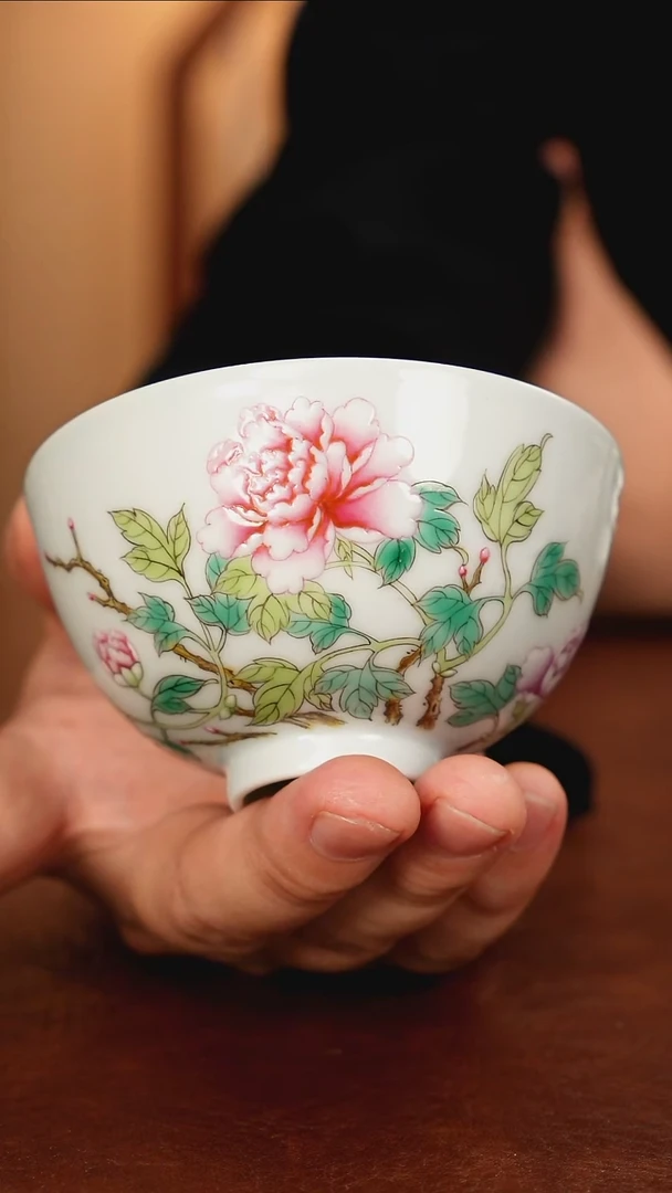景德镇瓷器，青花瓷手绘茶具~