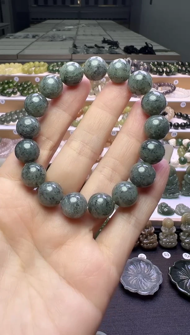 未镶嵌手串和田玉282号链接卡12mm