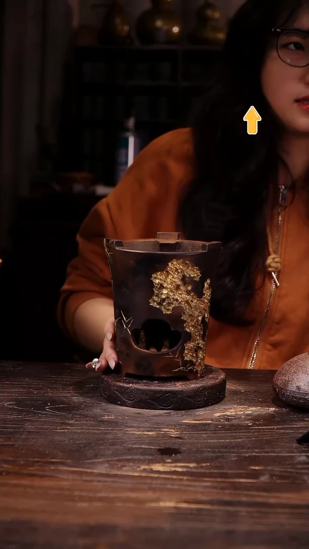 纯手工红泥雕刻炉